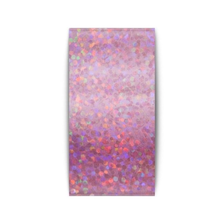 Transfer foil Pink glitter