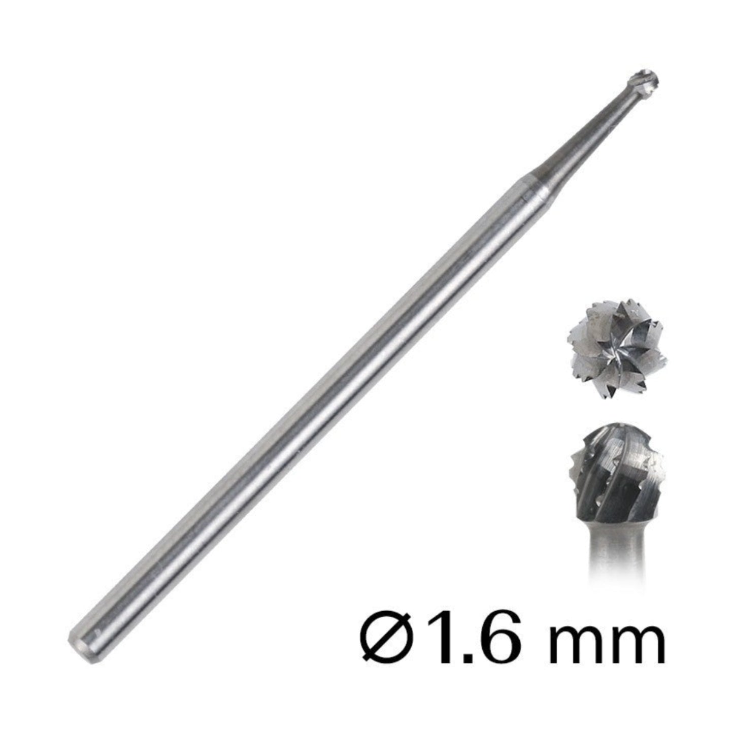 Round milling bit 16