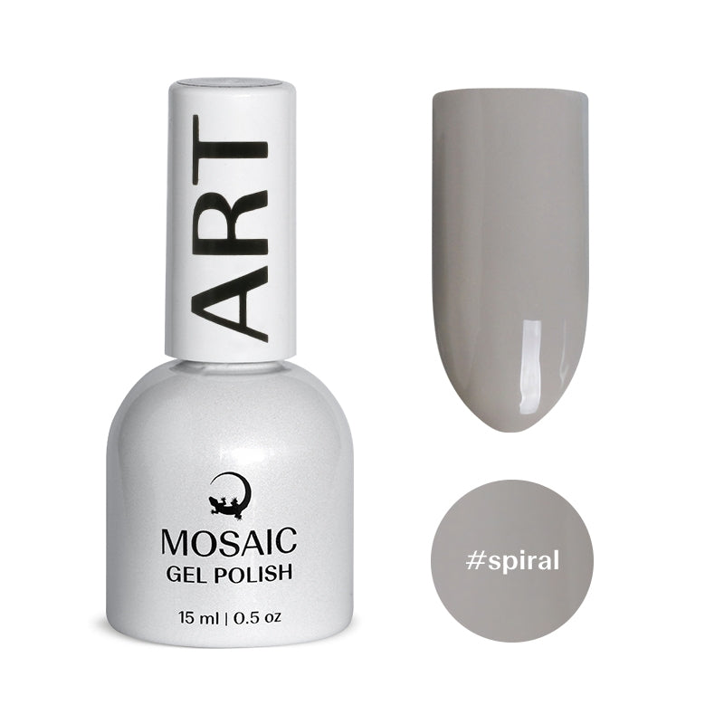 Mosaic gel polish ART #spiral