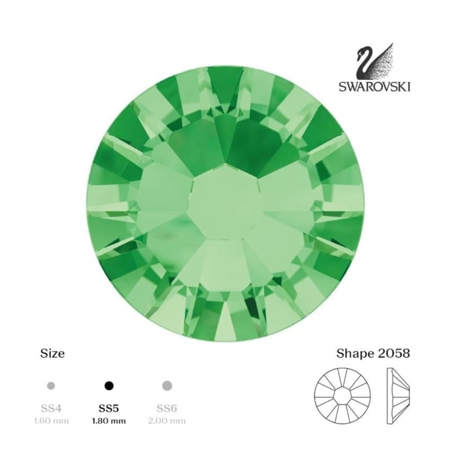 Swarovski SS5 Peridot