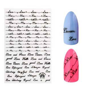 Nail art tarra R185 Black