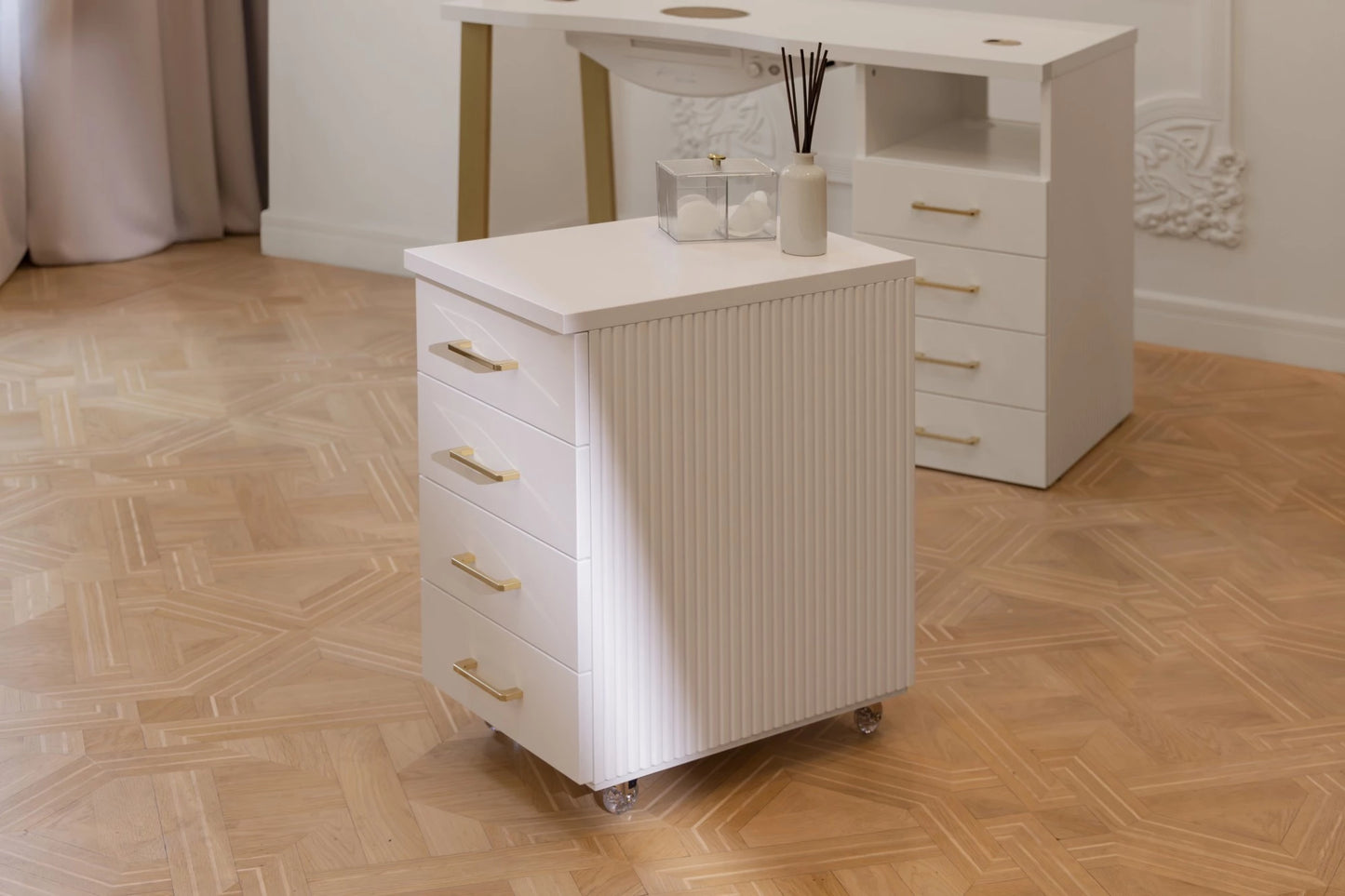 Siirrettävä laatikosto AFINIA Ribbed