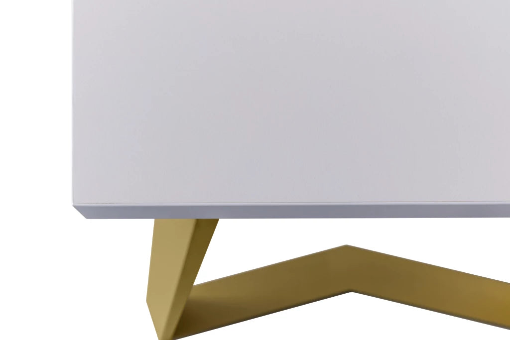 Työpöytä AFINIA Art Deco X Black, erikoispöytälevyllä