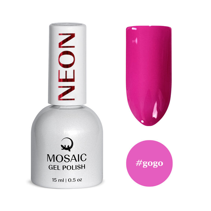Mosaic gel polish NEON #gogo