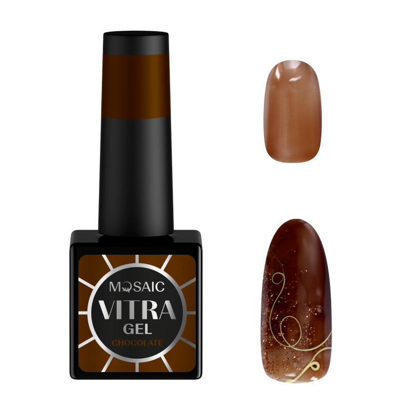 Vitra glass gel Chocolate