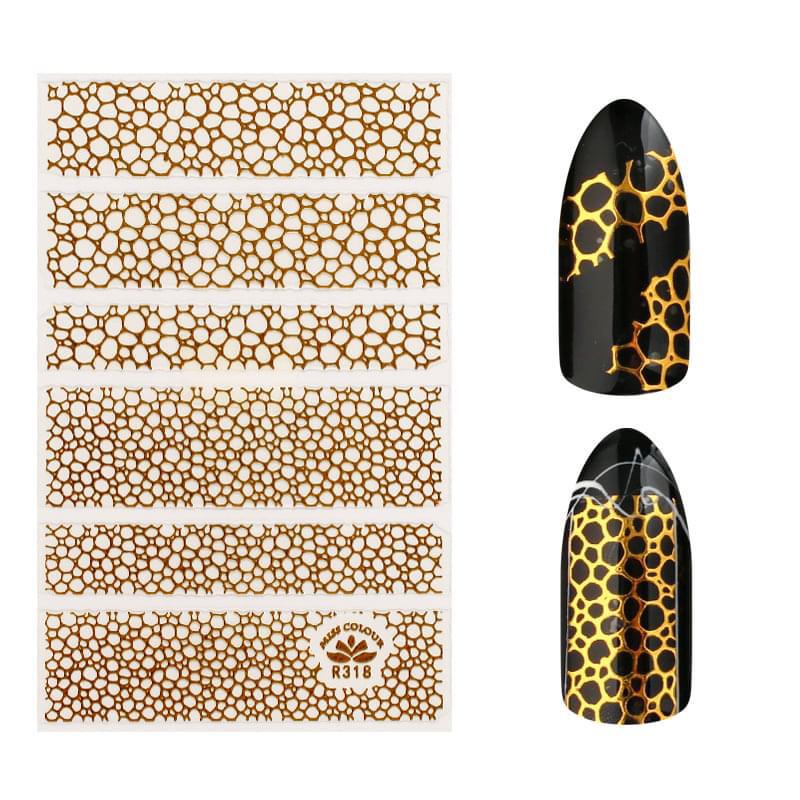 Nail art tarra R318 Gold