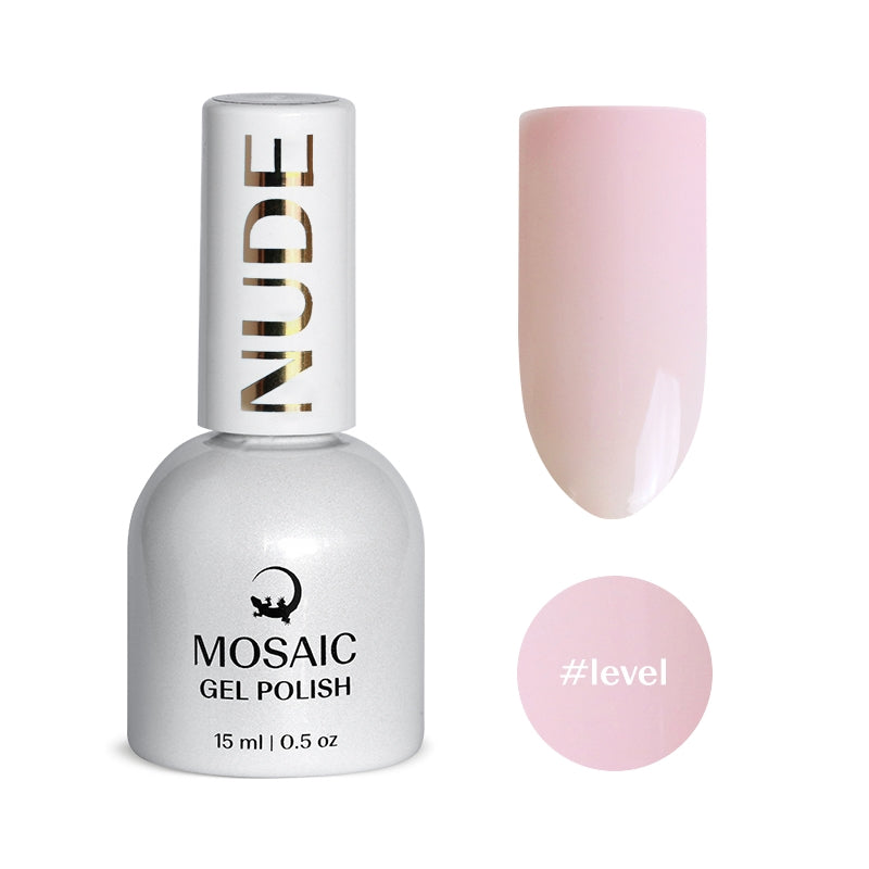 Mosaic gel polish NUDE #level