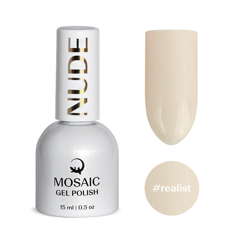 Mosaic gel polish NUDE #realist