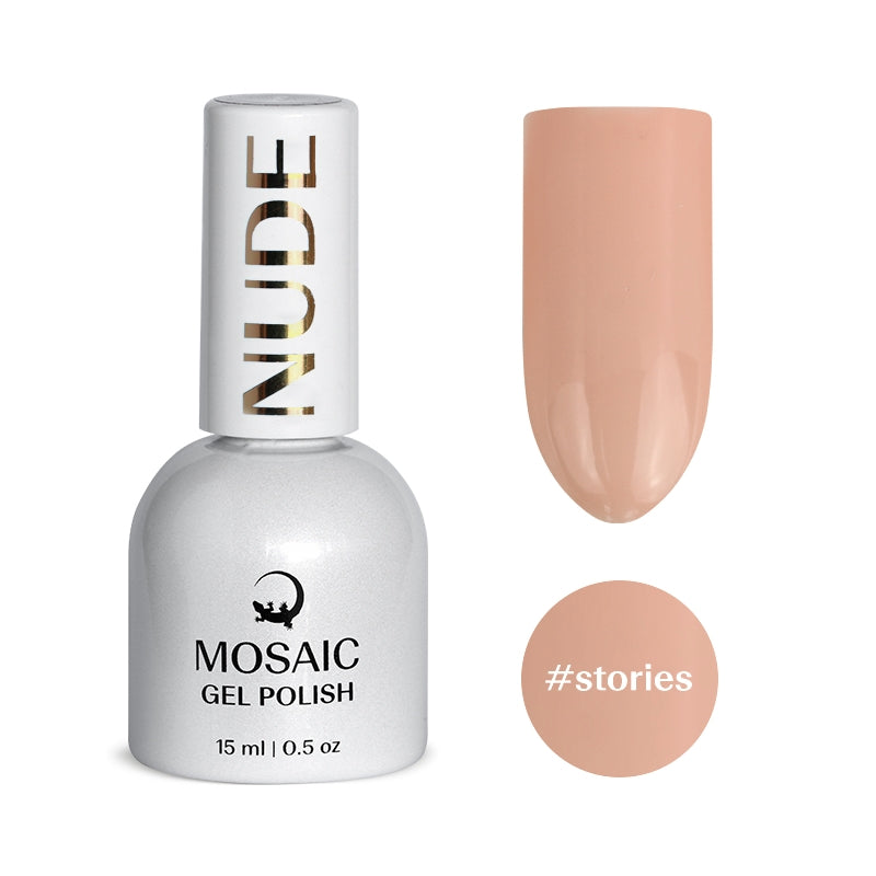 Mosaic gel polish NUDE #stories