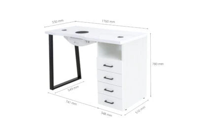 Työpöytä AFINIA Prime White