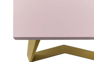 Työpöytä AFINIA Art Deco W Black, erikoispöytälevyllä