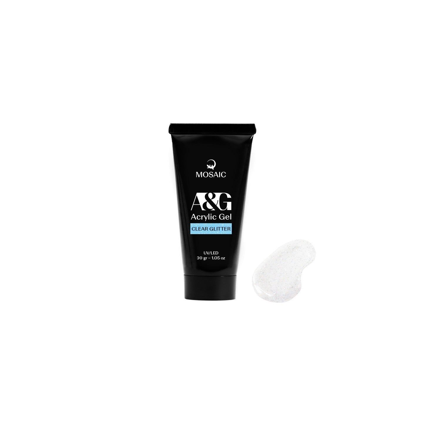 A&G akryyligeeli Clear glitter 30 g