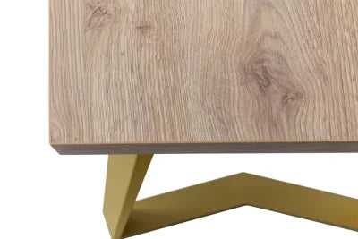 Työpöytä AFINIA Art Deco X Gold, erikoispöytälevyllä