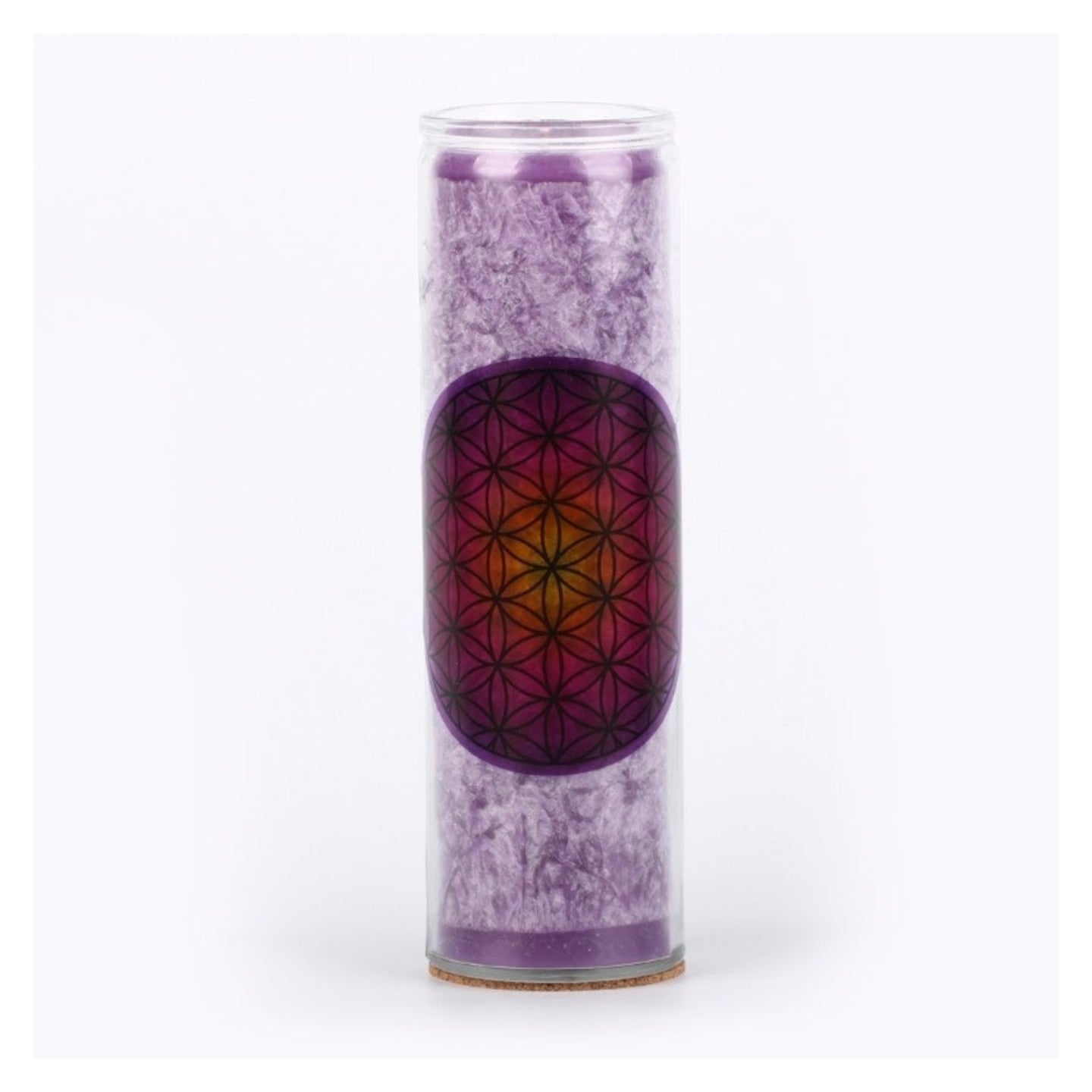 Kynttilä Flower of life, Violetti