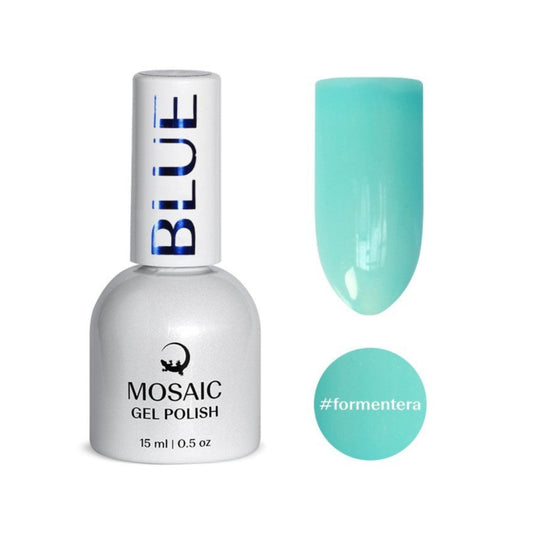 Mosaic gel polish BLUE #formentera