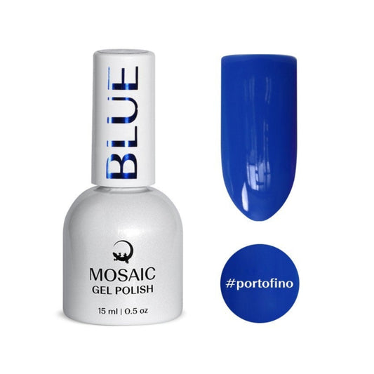 Mosaic gel polish BLUE #portofino
