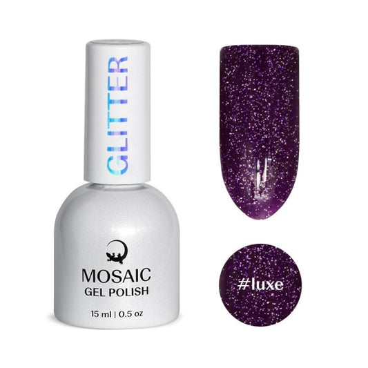Mosaic gel polish GLITTER #luxe