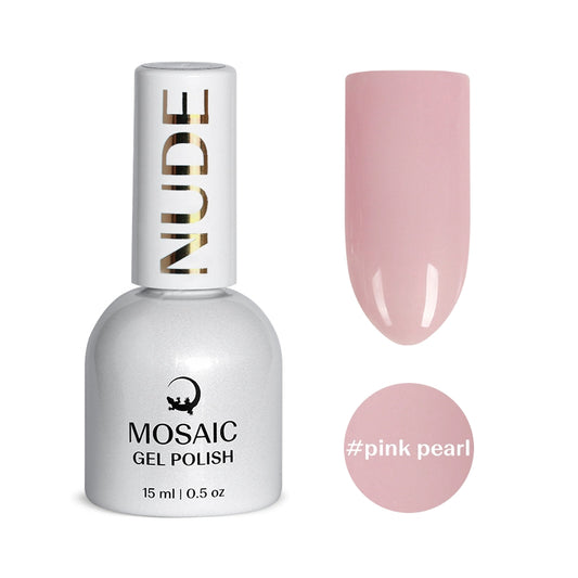 Mosaic gel polish NUDE #pink pearl