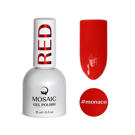 Mosaic gel polish RED #monaco