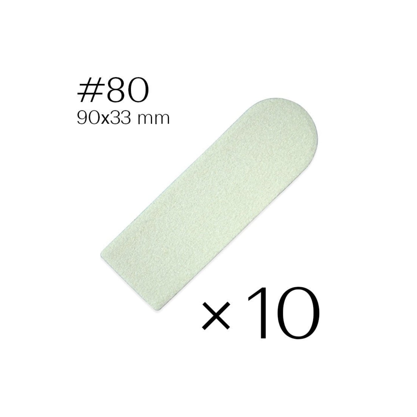 Rasp refill paper 80, 10 kpl