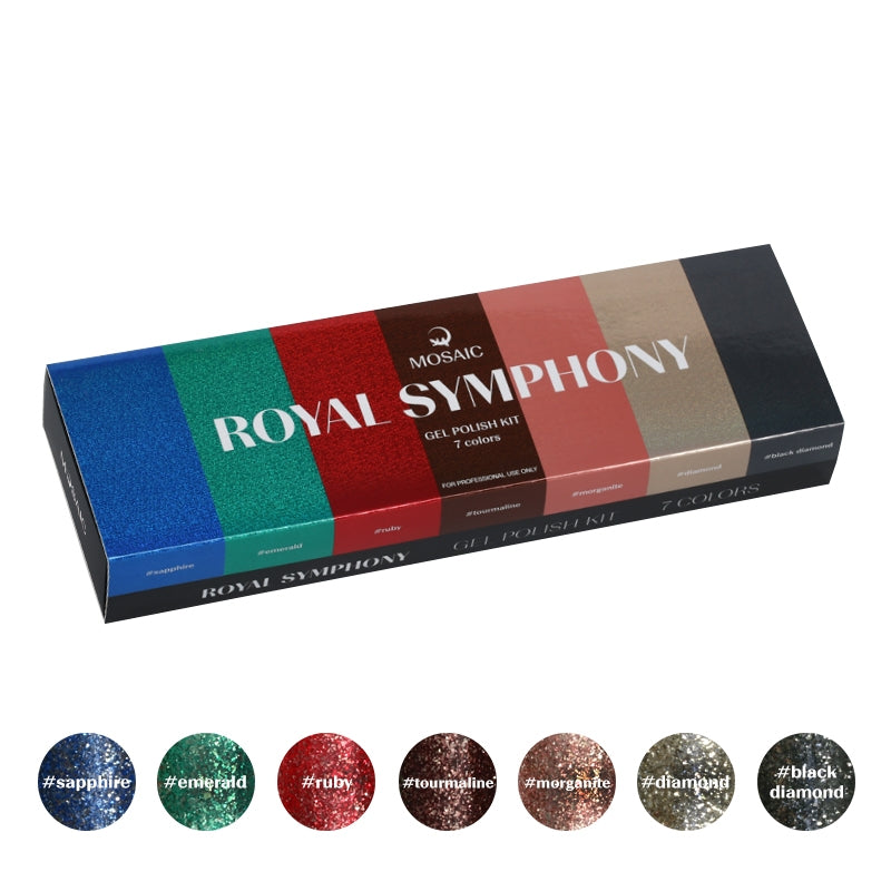 Mosaic gel polish kit Royal symphony