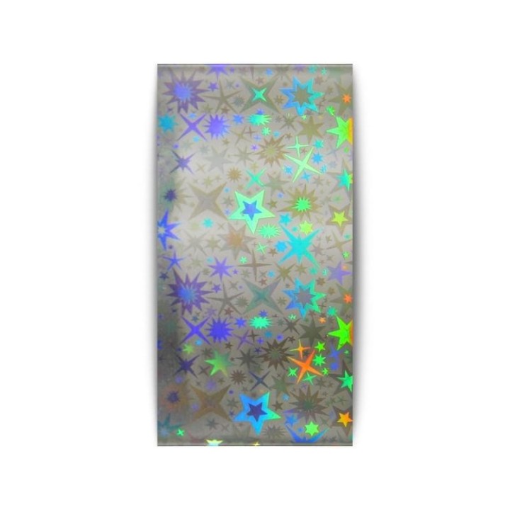 Transfer foil Silver starburst