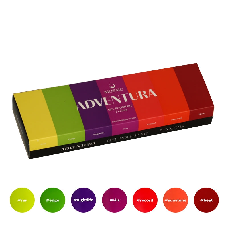 Mosaic gel polish kit Adventura