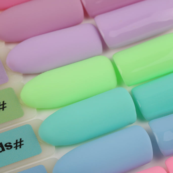 Mosaic gel polish PASTEL #idea