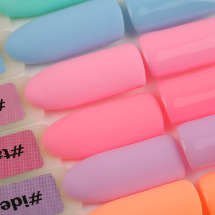 Mosaic gel polish PASTEL #idea