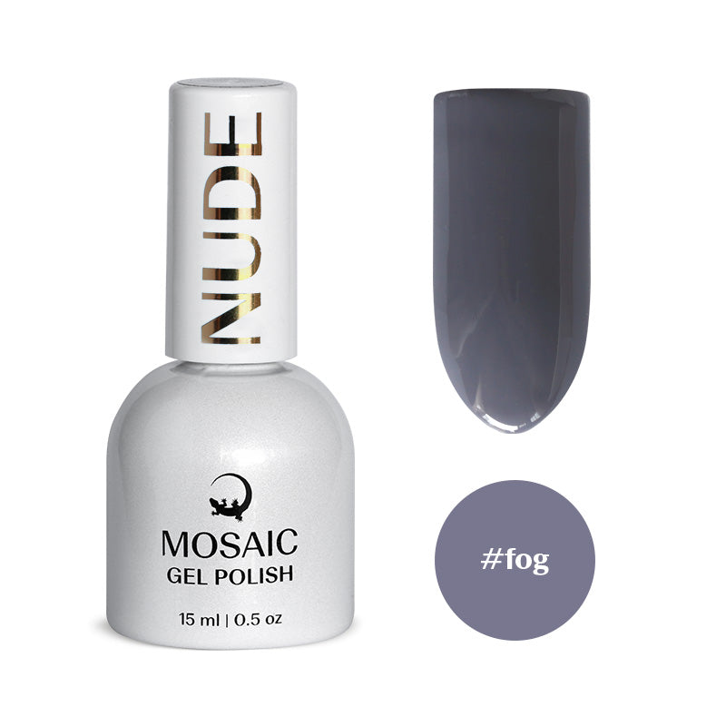 Mosaic gel polish NUDE #fog