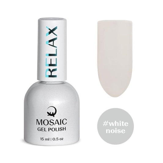 Mosaic Gel Polish RELAX #white noise