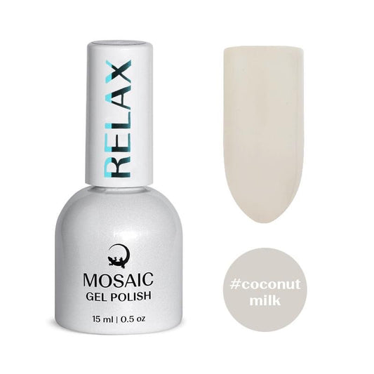 Mosaic Gel Polish RELAX #coconut milk