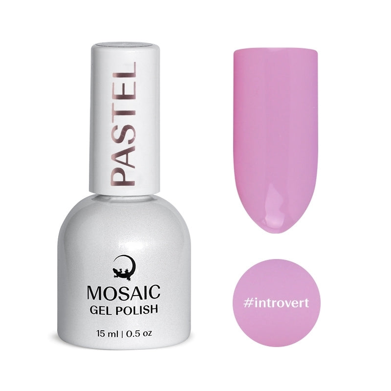Mosaic gel polish PASTEL #introvert