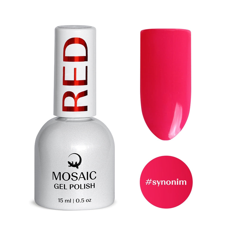 Mosaic gel polish RED #synonim