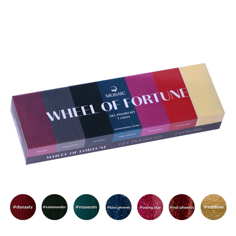 Mosaic gel polish kit Wheel of fortune